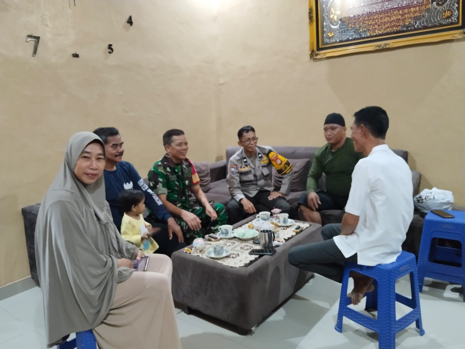 Sampaikan Pesan Kamtibmas, Bhabinkamtibmas Desa Tangke Bajeng Sambangi Warga Binaan