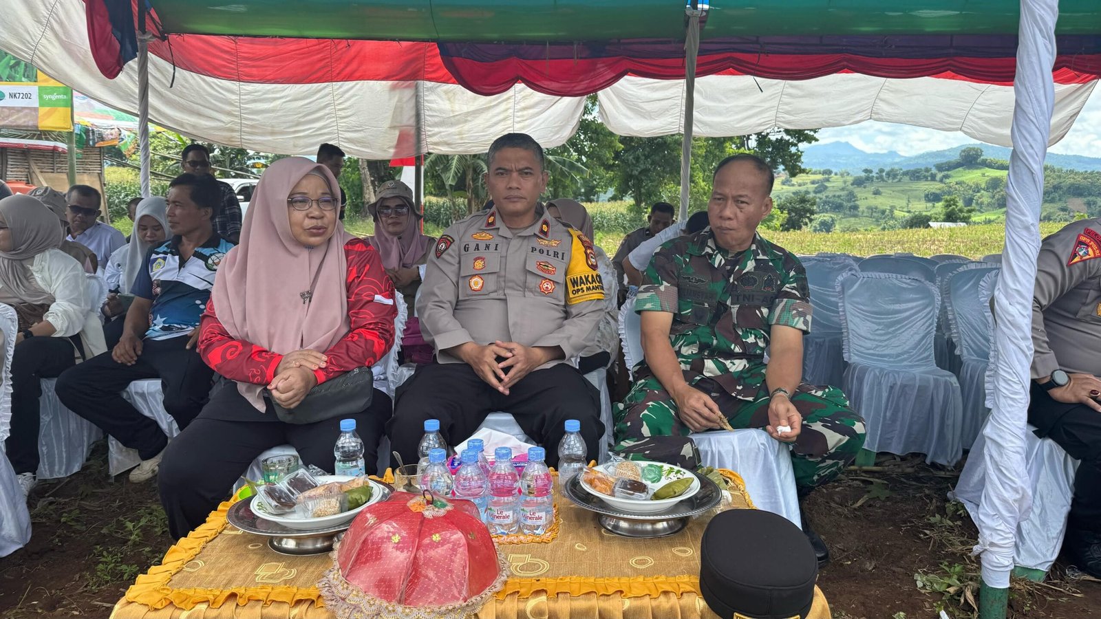 Wakapolres Gowa Hadiri Panen Raya Jagung Serentak Tahap I di Desa Romangloe