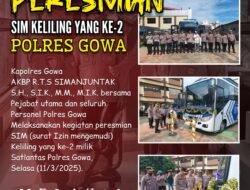 Peresmian SIM Keliling yang Ke-2 Polres Gowa