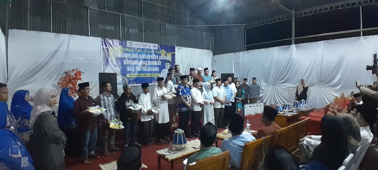 Wakili Kapolres Gowa, Kabag Ren Hadiri Buka Puasa dan Tarawih Bersama Pemkab Gowa