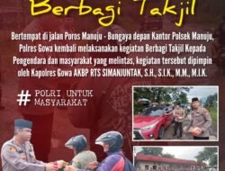 Polres Gowa Berbagi Takjil
