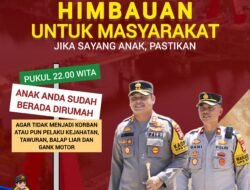 Kapolres Gowa Imbau Orang Tua: Pastikan Anak di Rumah Pukul 22.00 WITA