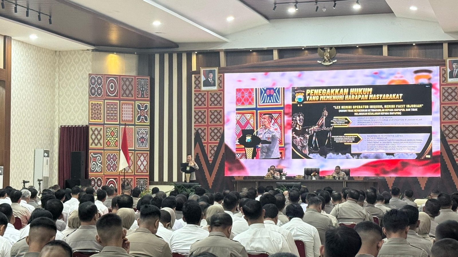 Kapolres Gowa Hadiri Commander Wish Kapolda Sulsel di Aula Mappaoddang