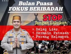 Kapolres Gowa Imbau Warga Fokus Ibadah di Bulan Puasa: Stop Balap Liar, Petasan, dan Perang Kelompok