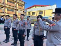Pimpin Apel Pagi, Kapolres Gowa Sidak Sikap Tampang Personel