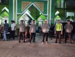 Polres Gowa Ciptakan Suasana Aman, Amankan Masjid Saat Tarawih dan Atur Lalu Lintas