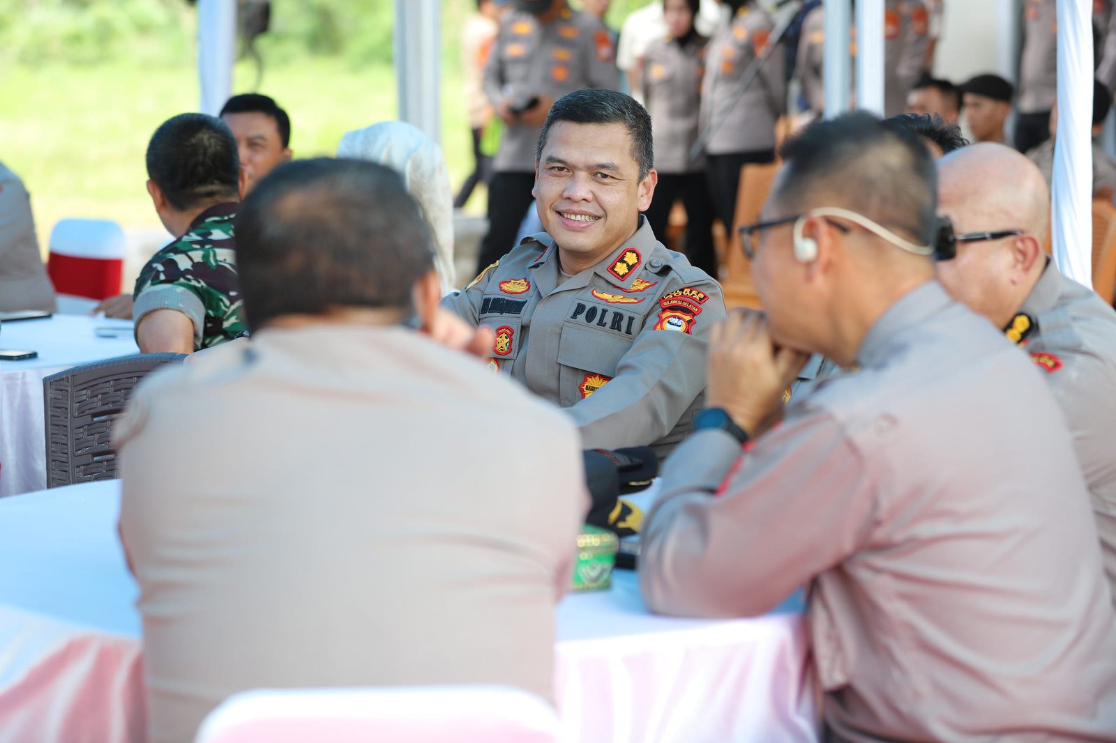Kapolres Gowa Hadiri Ground Breaking Serentak Perumahan Polri di Pattallassang