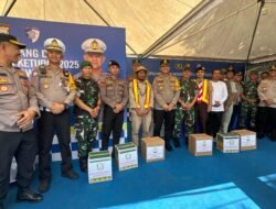 Kapolres Gowa Bersama Dandim 1409/Gowa Tinjau Pos Pengamanan Ops Ketupat 2025, Berikan Dukungan Kepada Personel