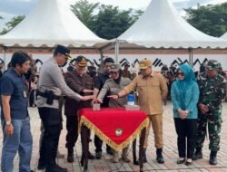 Kapolres Gowa Bersama Forkopimda Hadiri Apel Siaga Launching Program “Gowa Aman (Masannang)”