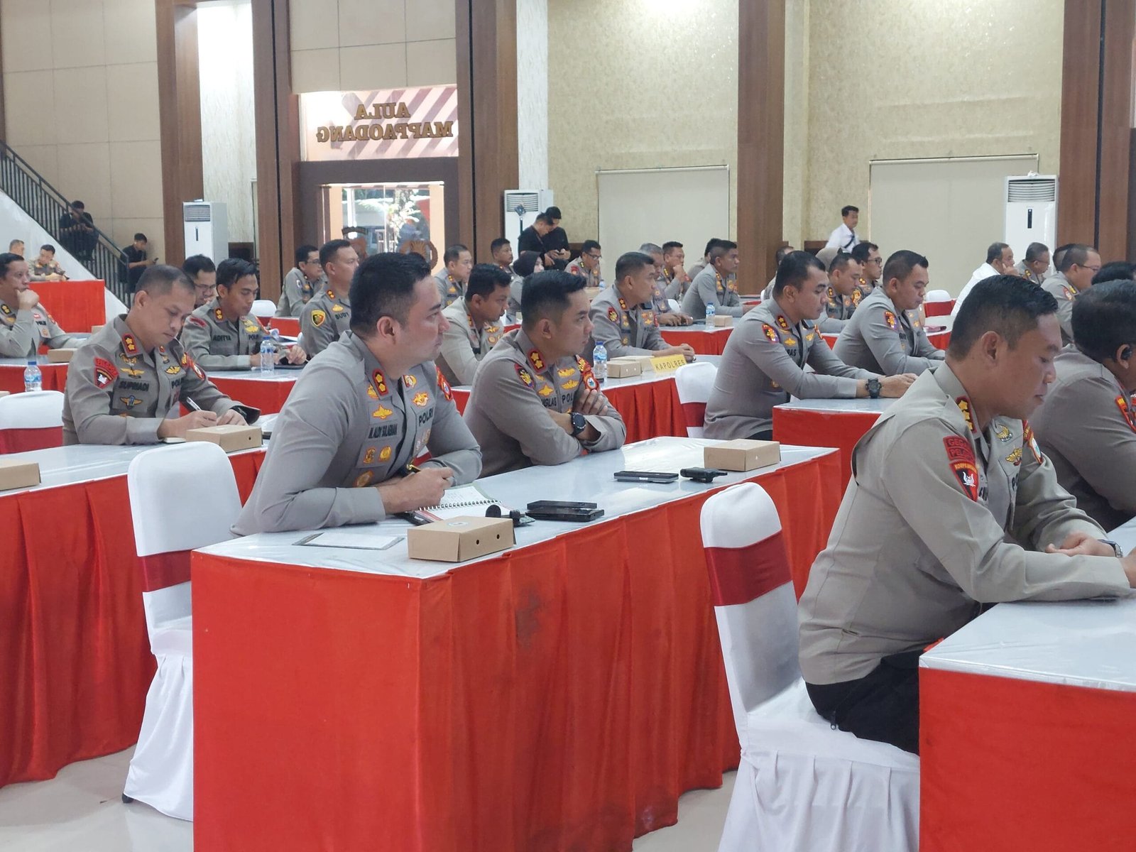 Kapolres Gowa Hadiri Taklimat Awal Audit Kinerja Itwasda Polda Sulsel Tahap I T.A. 2025
