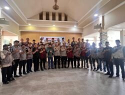 Sipropam Polres Gowa Gelar Halal Bihalal Bersama FKPM di Permandian Sileo