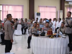 Polres Gowa Gelar Laporan Kesatuan dalam Rangka Sertijab Kapolres Gowa