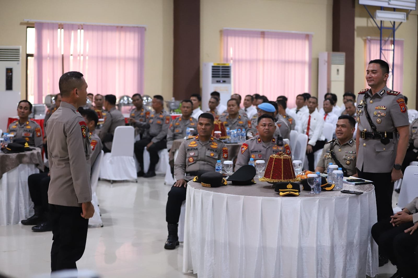 Polres Gowa Gelar Laporan Kesatuan dalam Rangka Sertijab Kapolres Gowa