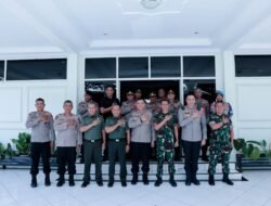 Sehari Menjabat, Kapolres Gowa Lakukan Kunjungan Silaturahmi ke Rindam XIV/Hasanuddin