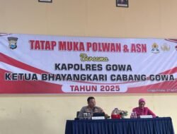 Tatap Muka Polwan dan ASN Polres Gowa Bersama Kapolres dan Ketua Bhayangkari Cabang Gowa