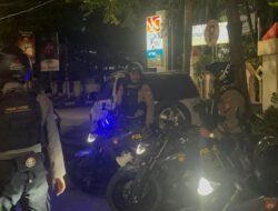 Personel Polres Gowa dan Kodim 1409 Gowa Gelar Patroli Terpadu Amankan Malam Takbiran