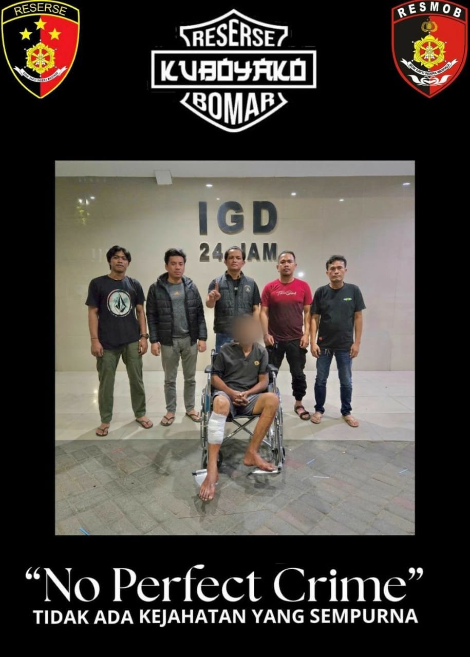 Tim Kuboyako Polsek Bontomarannu Tangkap Residivis Curanmor, Lumpuh Ditembak Saat Coba Kabur