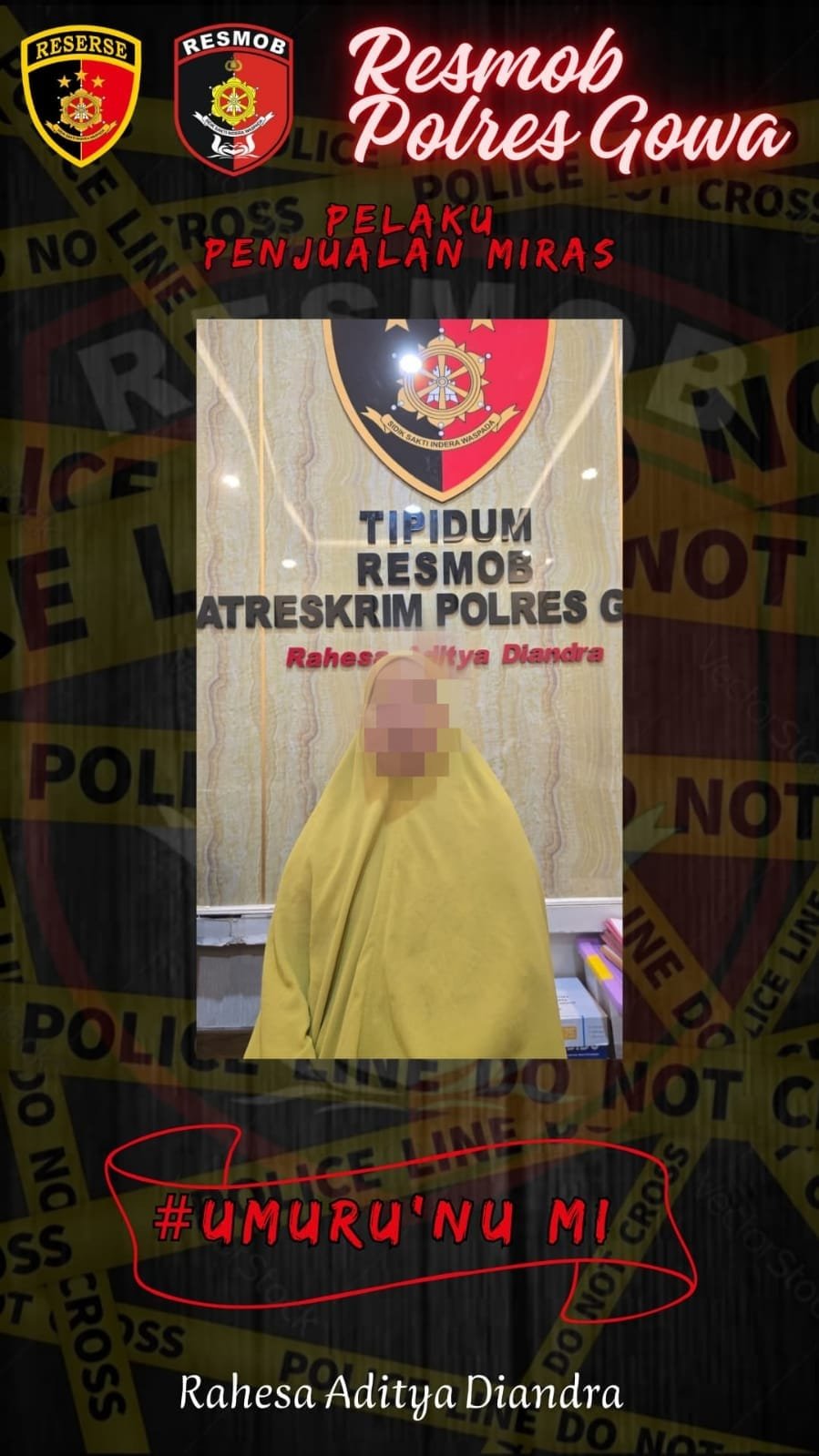 Polres Gowa Amankan Empat Pelaku Peredaran Miras Jenis Ballo dalam Operasi Pekat Lipu 2025
