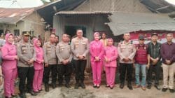 Kapolres Gowa Pimpin Peletakan Batu Pertama Program Bedah Rumah Sinergitas Kamtibmas