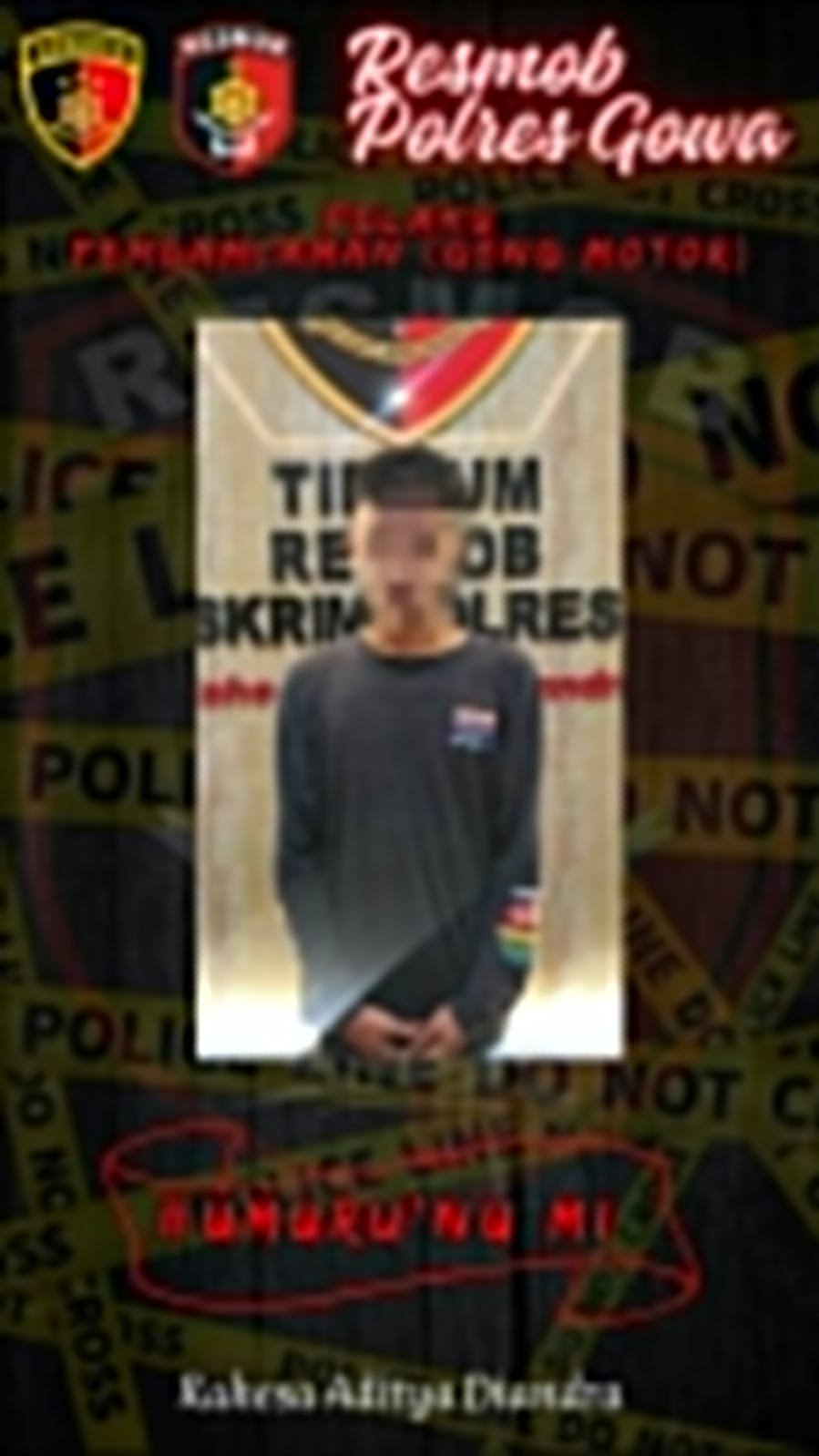 Tim Resmob Polres Gowa Tangkap DPO Kasus Pengancaman di Jalan Poros Malino
