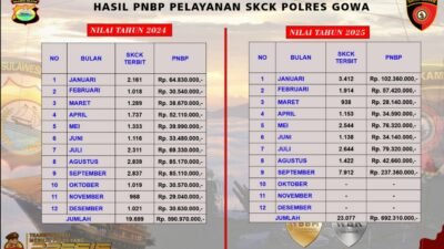 Hasil PNBP Pelayanan SKCK